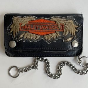 Vintage Harley Davison Leather Wallet
